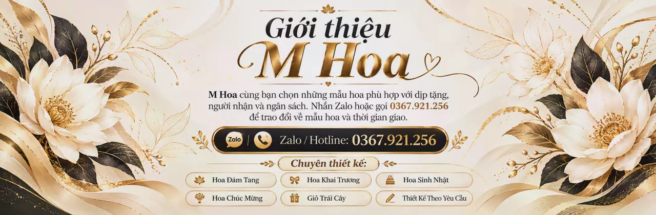 Ảnh bìa Shop hoa tươi Xã Cầu Kè Vĩnh Long - Một món hoa, nhiều điều muốn nói